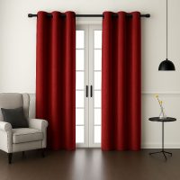 نمای جانبی پرده مخمل کالیفرنیا با سایز 280×140 سانتی‌متر
